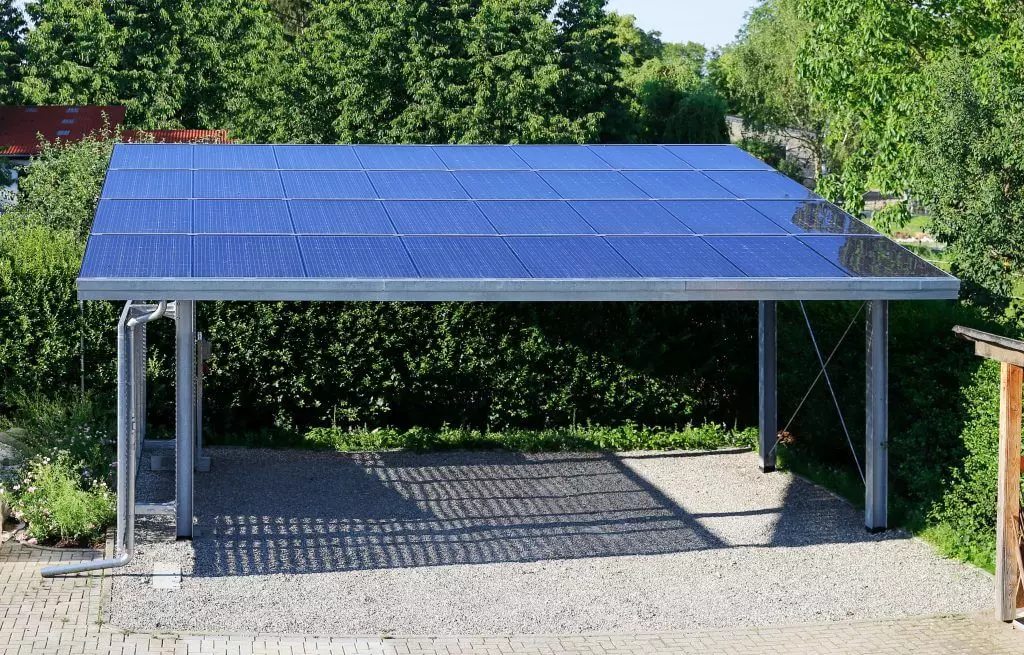 model d'une installation pergola